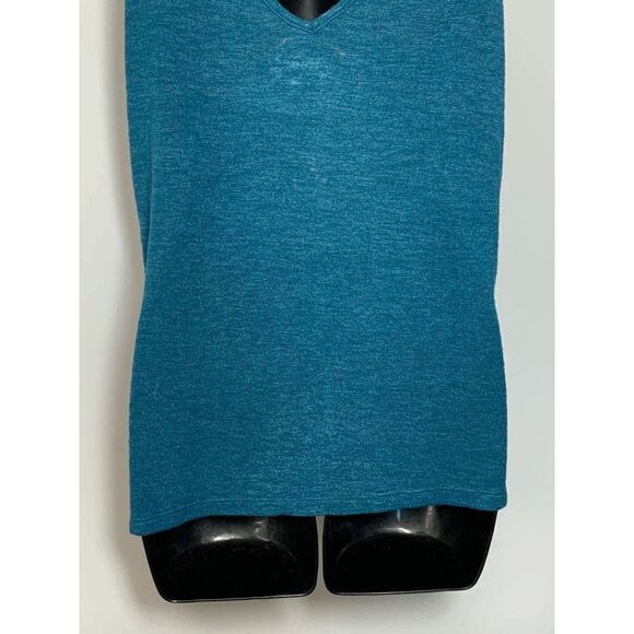 Mudd Women's Blue Sleeveless V Neck Pullover Spaghetti Strap Tank Size Small - Picture 7 of 8